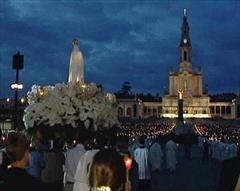 Basilica night time procession